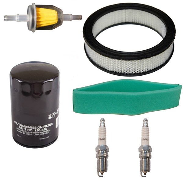 Aic Replacement Parts Tune Up Maintenance Kit for replaces ONAN P220 P218 T260, Tall OIL Filter, RS14YC 1701232C91-TUNEUPKIT - main